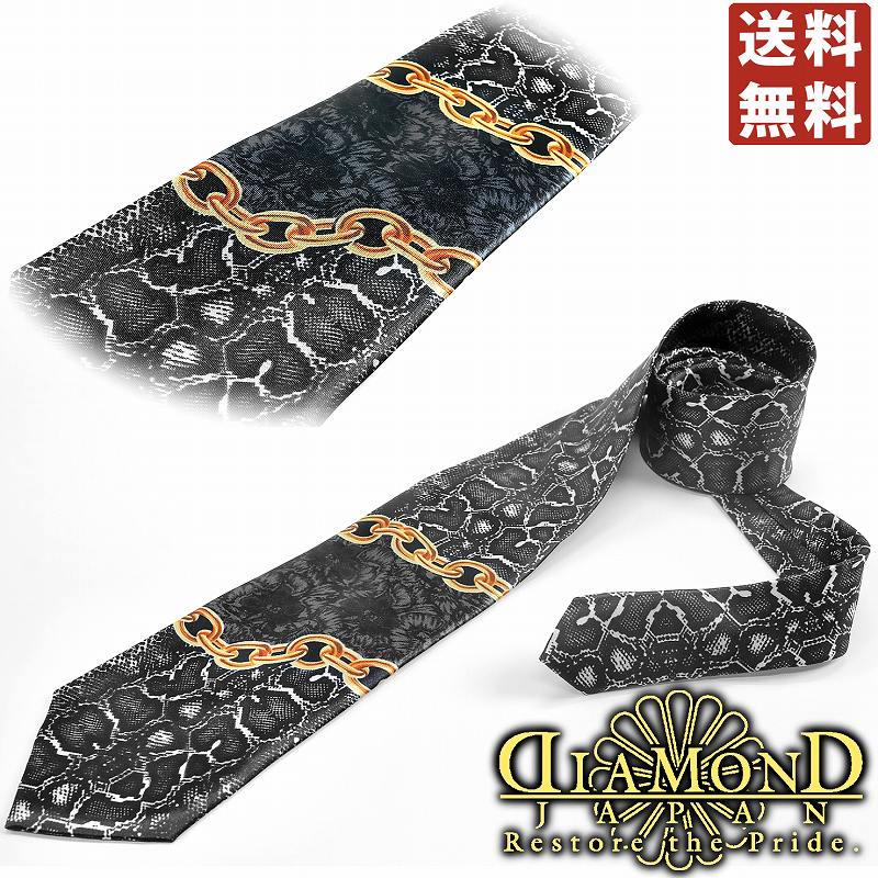 楽天市場】ネクタイ DIAMOND JAPAN 花柄dj-173黒 赤 バロック柄 紳士