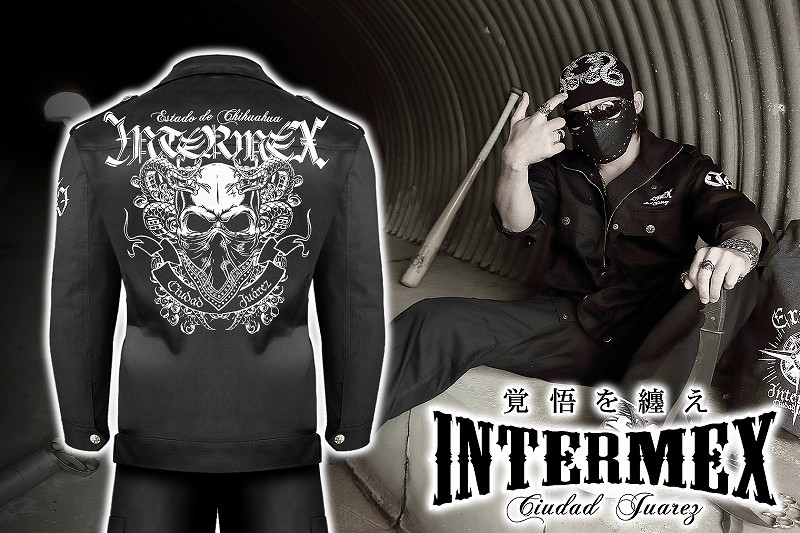 楽天市場】全刺繍 コブラスカル 作業着 上下セット 服 INTERMEX ITM