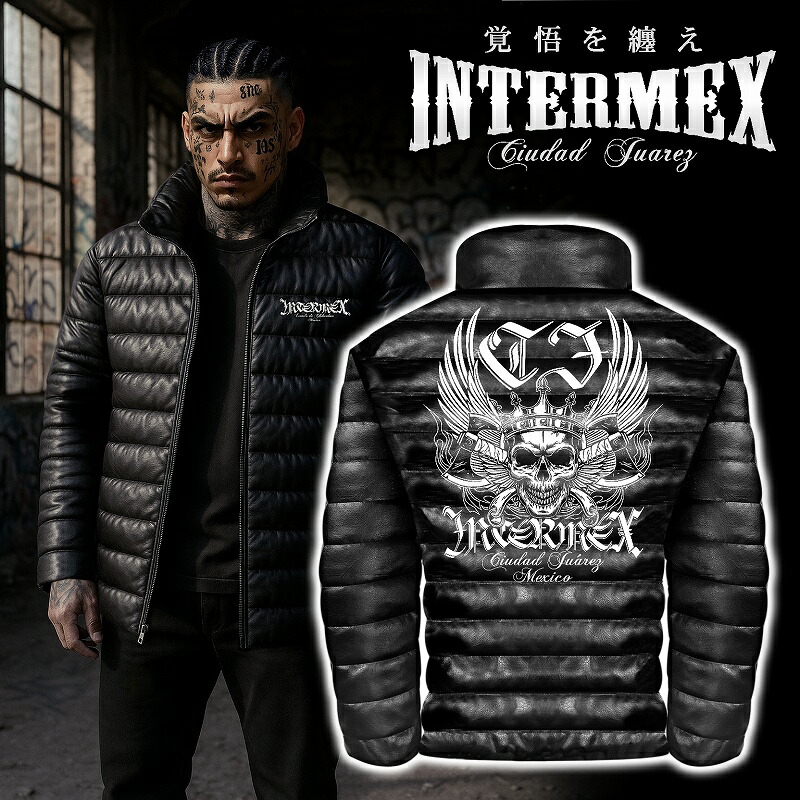 楽天市場】レザー調 中綿ジャケット 上着 服 海賊柄 INTERMEX ITM-099
