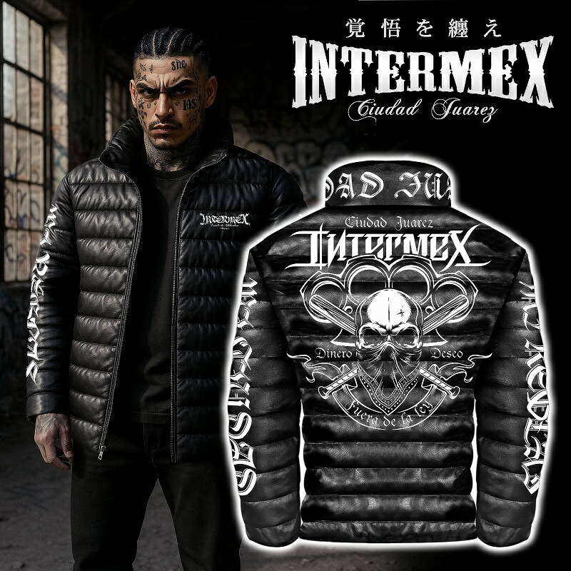 楽天市場】レザー調 中綿ジャケット 上着 服 海賊柄 INTERMEX ITM-099