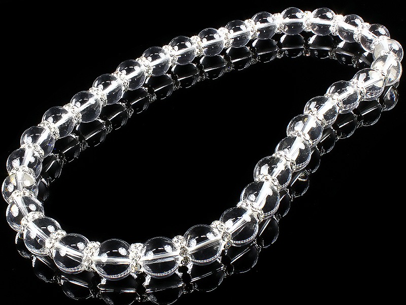クリックポスト発送で送料無料 数珠 ネックレス オラオラ系 ヤクザ ヤンキー 太め14mm ロンデル&times; 水晶 お数珠 紳士 Men's メンズ ファッション アクセサリー ちょいワル 悪羅悪羅系｜悪党の店 【卍】 バースジャパン