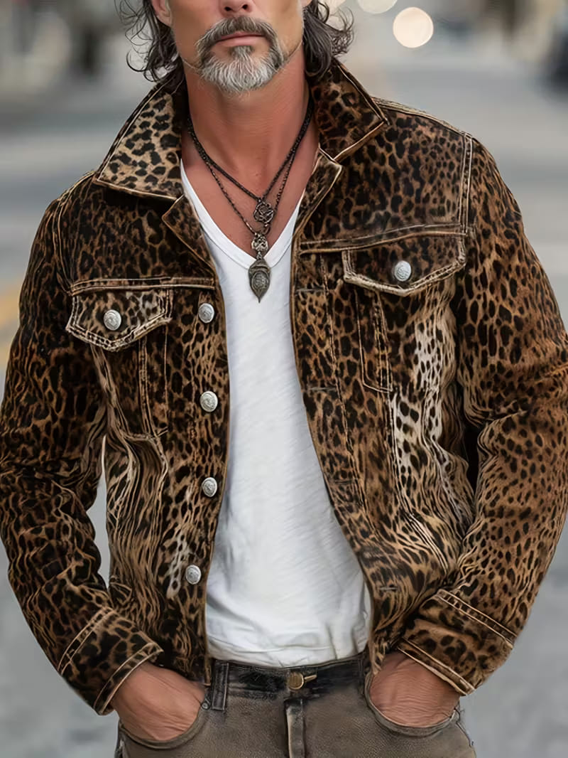 楽天市場】トラ柄 ボア ロング丈ジャケット コート 032 タイガー柄 茶