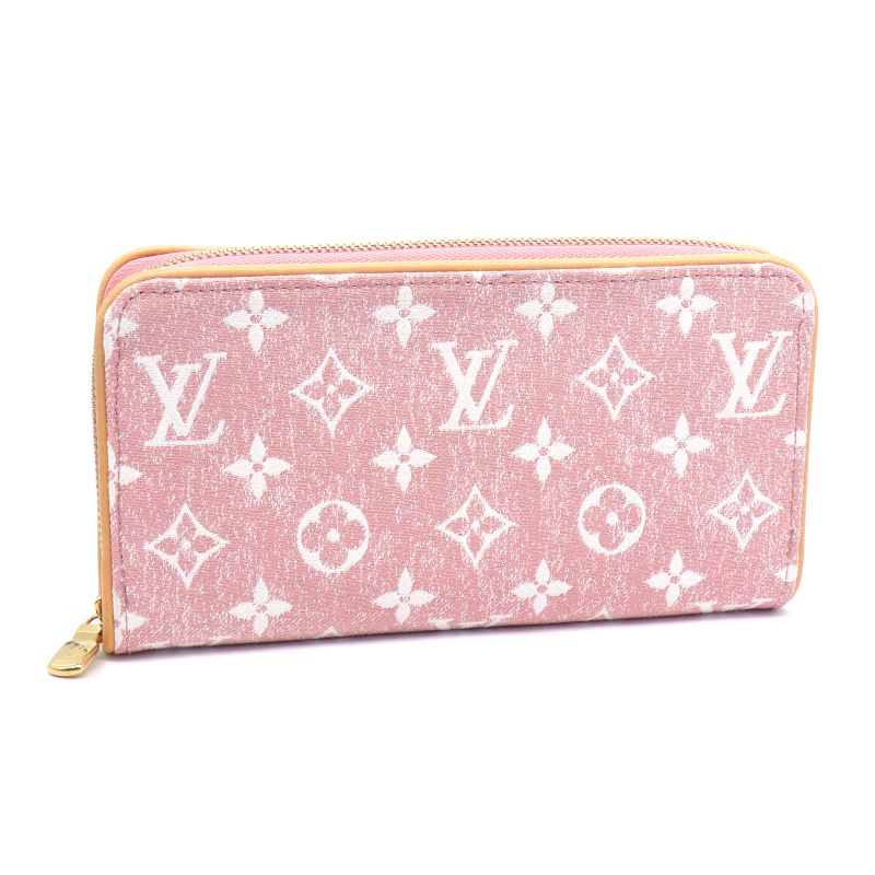 ルイヴィトン ジッピーウォレット M81182 モノグラムジャガードデニム ピンク ラウンドファスナー長財布 ロングウォレット  中古 送料無料 c241100070202.jpg