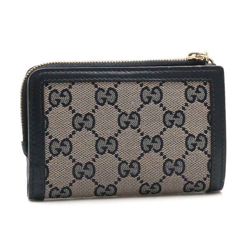 グッチ GGスプリーム コンパクトウォレット ミニ財布 508757 小銭入れ有 GUCCI（グッチ） 508757 GGスプリーム ビー 二つ折り財布（小銭入れ