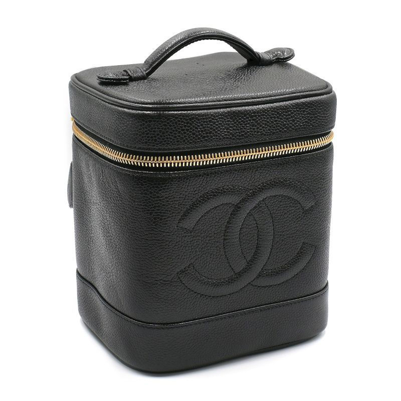 CHANEL シャネル キャビアスキン ココマーク バニティ ポーチ ブラウン 楽天市場】CHANEL シャネル A08090 バニティバッグ キャビア