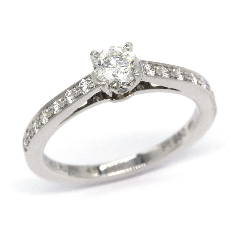 楽天市場】ブシュロン ミニビーラブドソリテールリング/D0.30ct#48