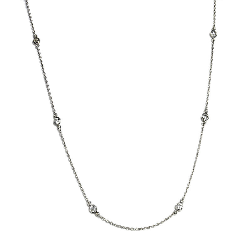 楽天市場】K18WG/PG/YG 0.3ct ダイヤモンド ステーション