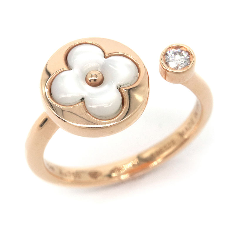 k18PG12号リング♪ LOUIS VUITTON ルイヴィトン 指輪 K18PG ダイヤ29P(0.12ct