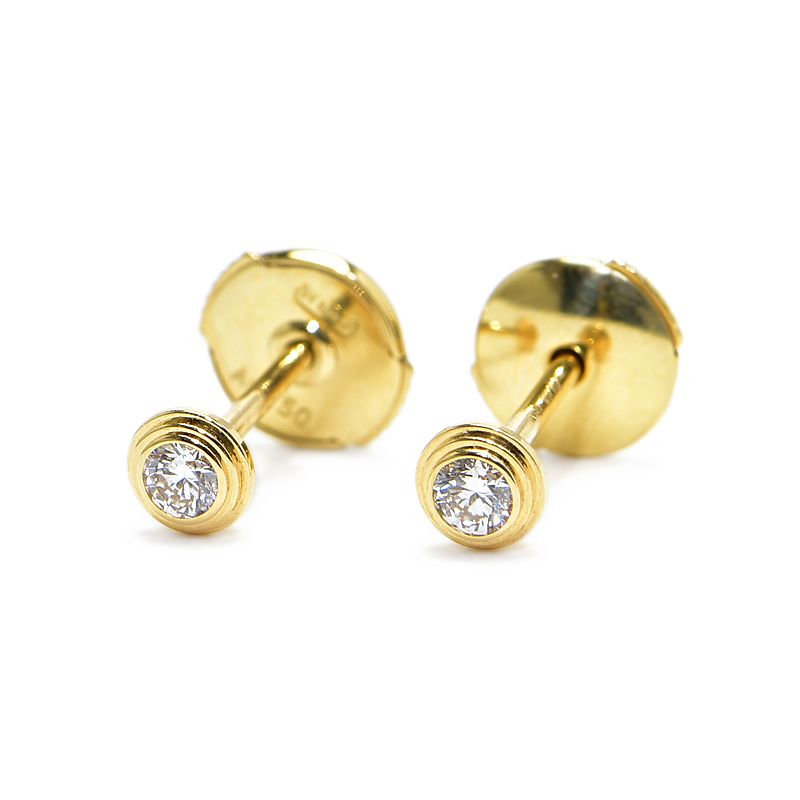 楽天市場】CARTIER【カルティエ】ダムールピアス K18 18金 YG
