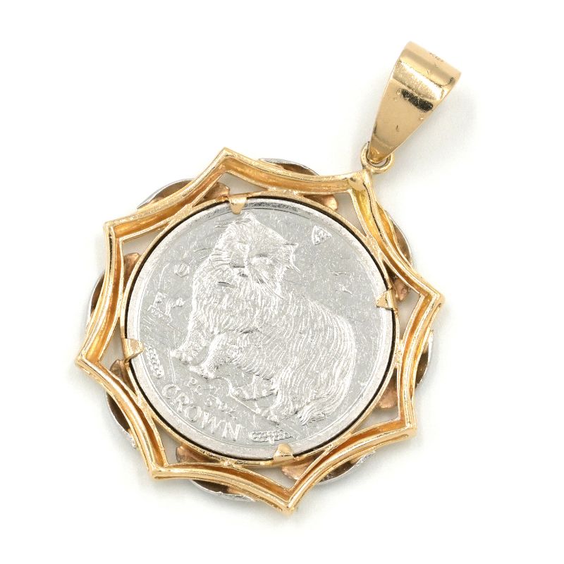 楽天市場】K24/K18 マン島キャット1/25ozコイン付リング ISLE OF