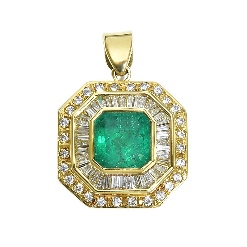 楽天市場】圧巻の1.8カラット、濃厚エメラルドグリーン！抜群の透明度