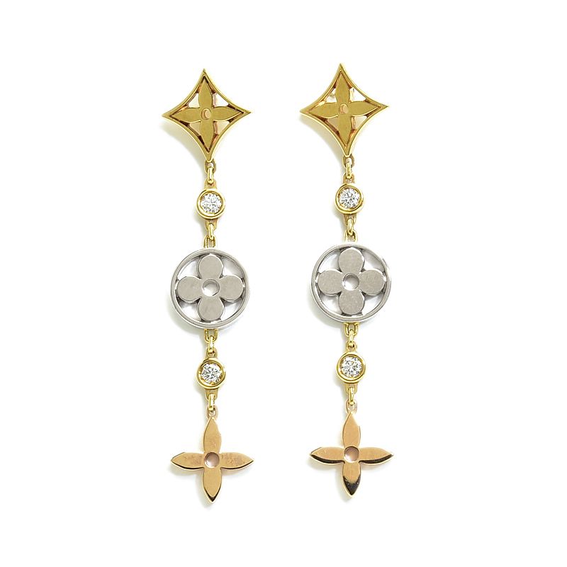 ◇ルイヴィトン◇ M00397 モノグラム ブックレドレイユ ナノグラム ピアス LOUIS VUITTON ルイヴィトン ブックレドレイユ・ナノグラム