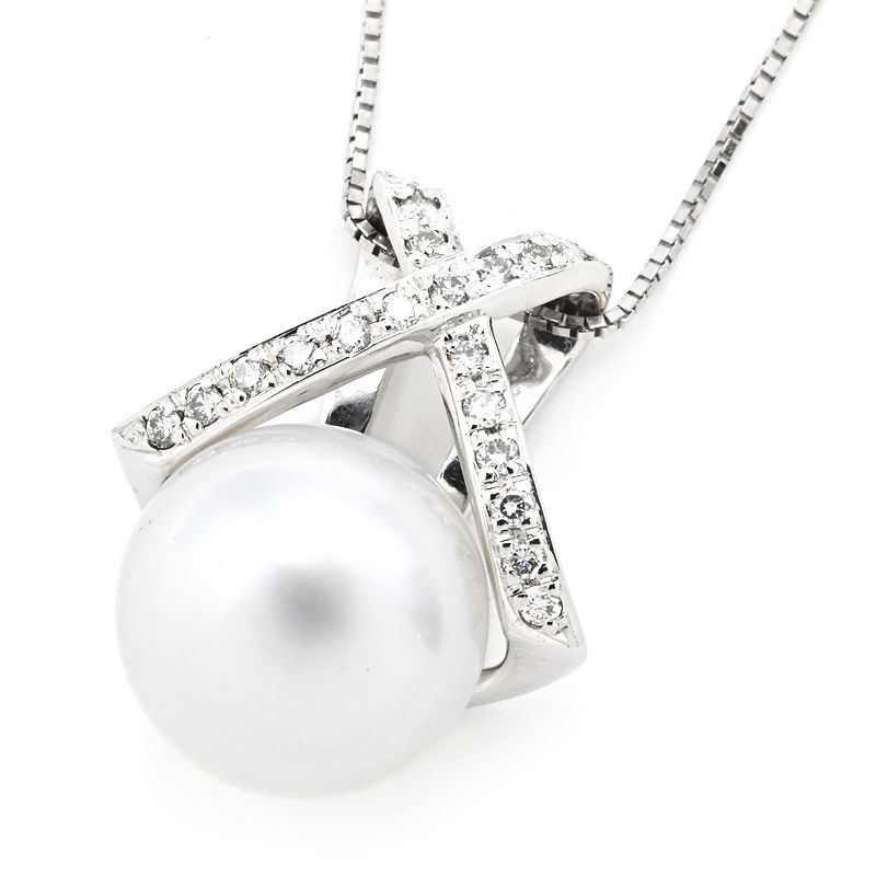 楽天市場】[返品OK]イリスパイラ 和真珠ネックレス TS22-N48 K18WG