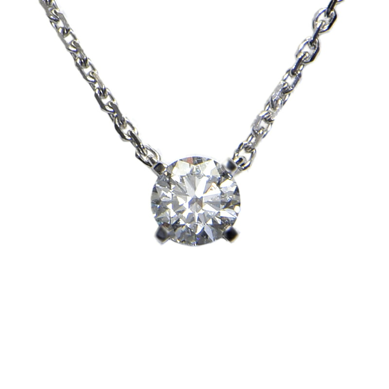[返品OK] カルティエ H/VVS1/3EX/0.33ct 1895ペンダント N7424180 K18WG ブリリアントカット ダイヤモンド ホワイトゴールド 地金2.4g 【中古】【送料無料】｜麻布十番blanc【ブラン】