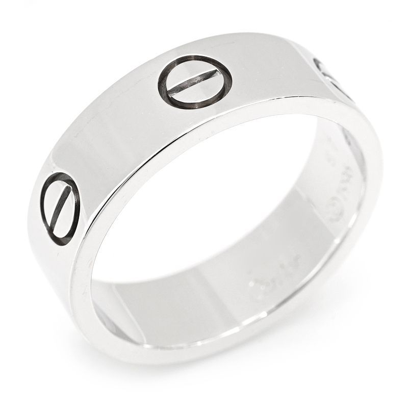 [返品OK] カルティエ ラブリング クラシックモデル #57 16.5号 K18WG LOVEリング ビス MM 18金 金無垢 ホワイトゴールド 地金8.6g 【中古】【送料無料】｜麻布十番blanc【ブラン】