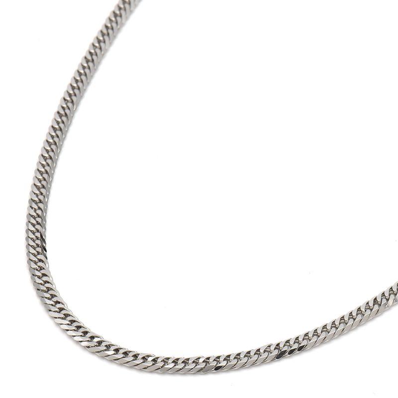 [返品OK] 喜平ネックレス 6面ダブル 50cm 30.3g Pt850 造幣局検定刻印 プラチナ キヘイネックレス【中古】【送料無料】