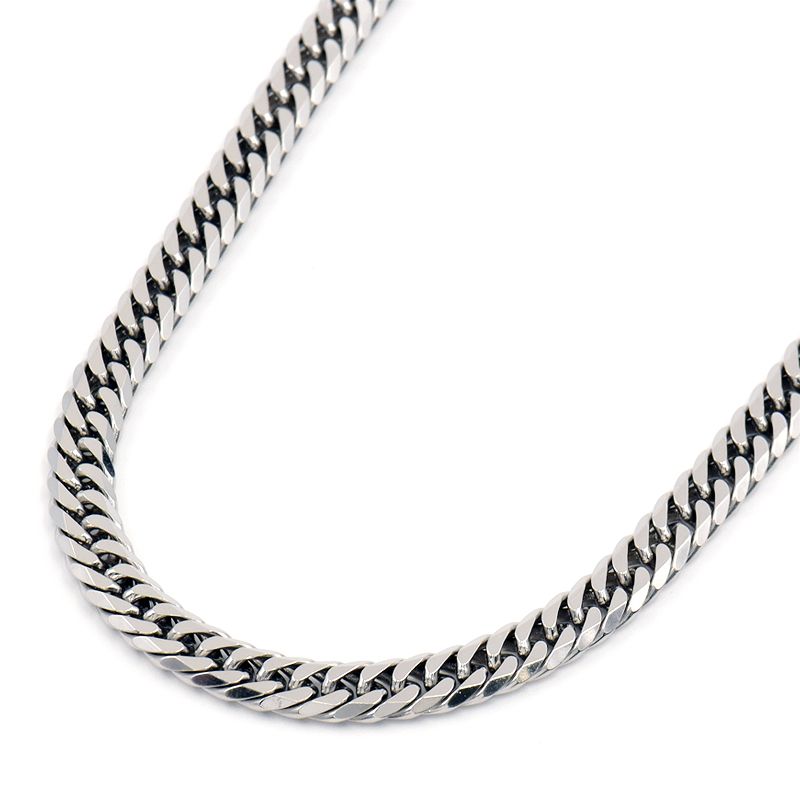 [返品OK] 喜平ネックレス 6面ダブル 50cm 50.2g Pt850 造幣局検定刻印 プラチナ キヘイネックレス【中古】【送料無料】