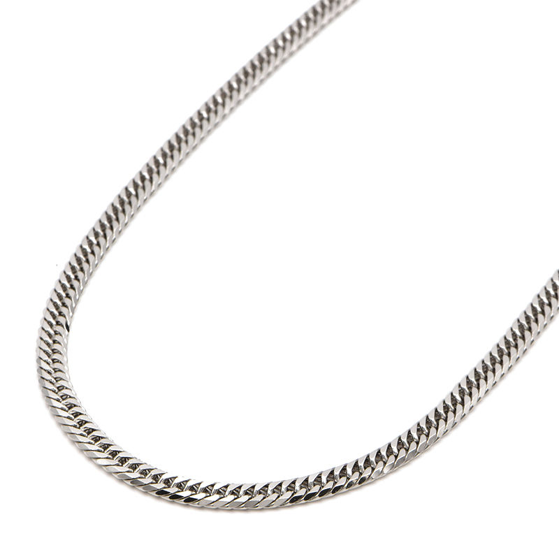 [返品OK] 喜平ネックレス 6面ダブル 50cm 30.2g Pt850 造幣局検定刻印 プラチナ キヘイネックレス【中古】【送料無料】