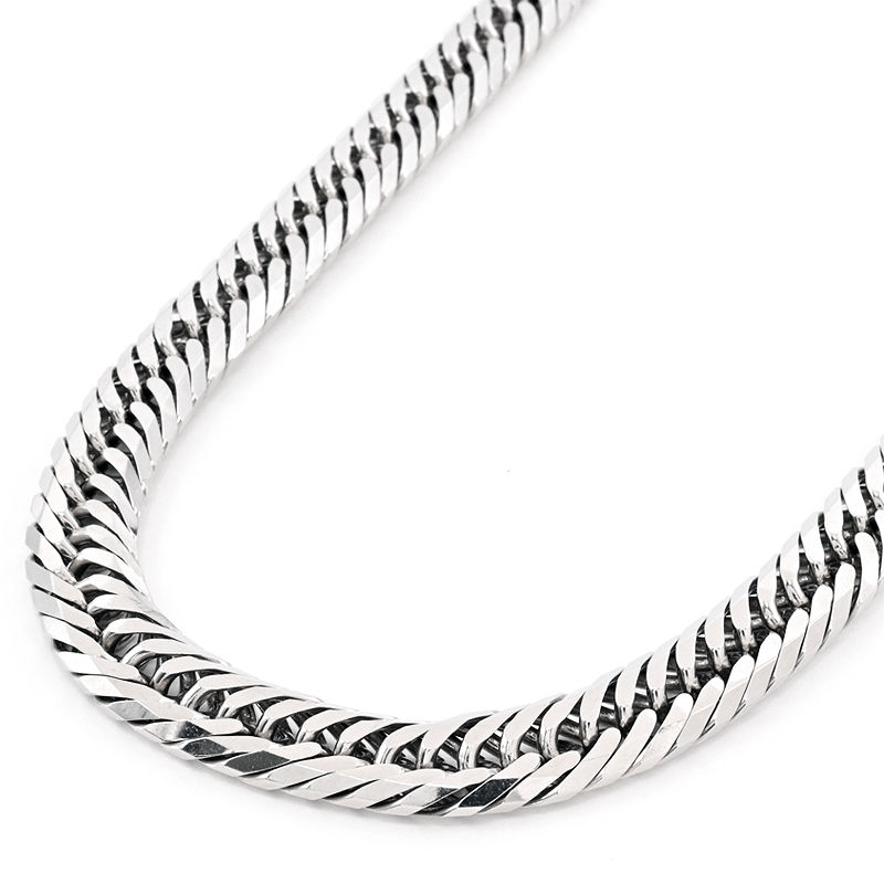 [返品OK] 喜平ネックレス 8面トリプル 60cm 200.3g Pt850 造幣局検定刻印 プラチナ キヘイネックレス【中古】【送料無料】