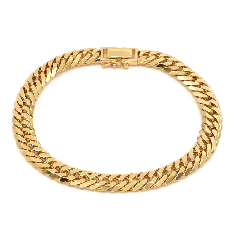 楽天市場】喜平 ブレスレット K18×PT850 6面カット ダブル 20g 20cm