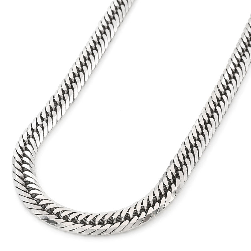 [返品OK] 喜平ネックレス 8面トリプル 60cm 100.6g Pt850 造幣局検定刻印 プラチナ キヘイネックレス【中古】【送料無料】