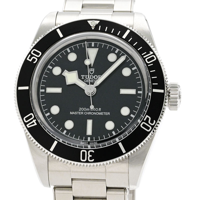 チューダー TUDOR Black Bay自動巻き 腕時計M7941A1A0RU チューダー Black Bayウォッチ - 41 mm スチール製ケース, スチール製