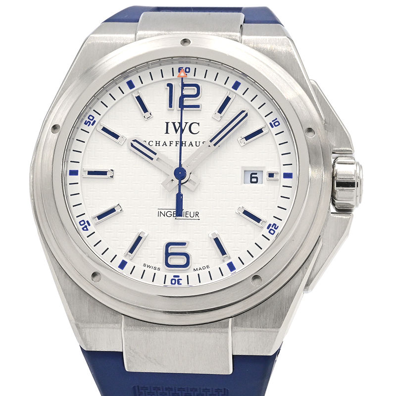 [3年保証/返品OK] IWC メンズ インヂュニア オートマティック ミッションアース リミテッド IW323608 シルバー 自動巻き 腕時計【中古】【送料無料】