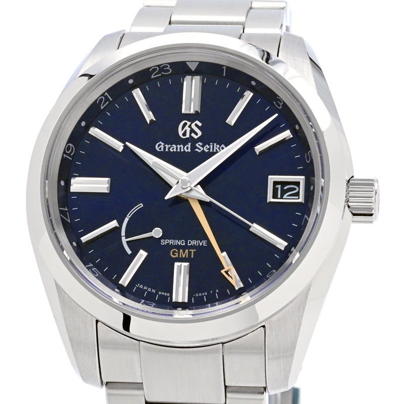[返品OK] グランドセイコー メンズ SBGE281 9R66-0BL0 箱保 GMT パワーリザーブ ミッドナイトブルー スプリングドライブ 腕時計 【中古】【送料無料】