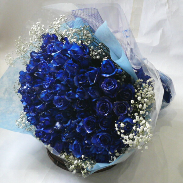 楽天市場】シルバーラメブルーローズ・青いバラ！（10本からのご注文
