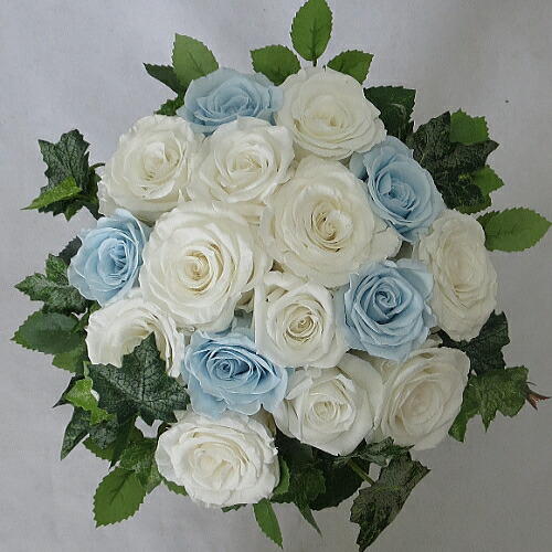 プリザーブドフラワー ウェディングブーケ　パールホワイト 楽天市場】【ウエディングブーケ】白・淡グリーン プリザーブド