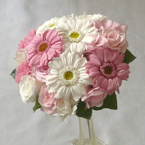 Saleアイテム プリザーブドフラワー ガーベララウンドブーケ W P ウエディングブーケ ブライダルブーケ 日本正規品 Laboratoriorcf Com