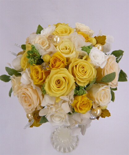 楽天市場】ウエディングブーケ/ブライダルブーケ/プリザーブドフラワー