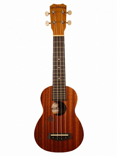★ハワイ諸島モチーフ ISLANDER・アイランダー MS-4-ISL ソプラノウクレレ Island Series 彫刻モデル