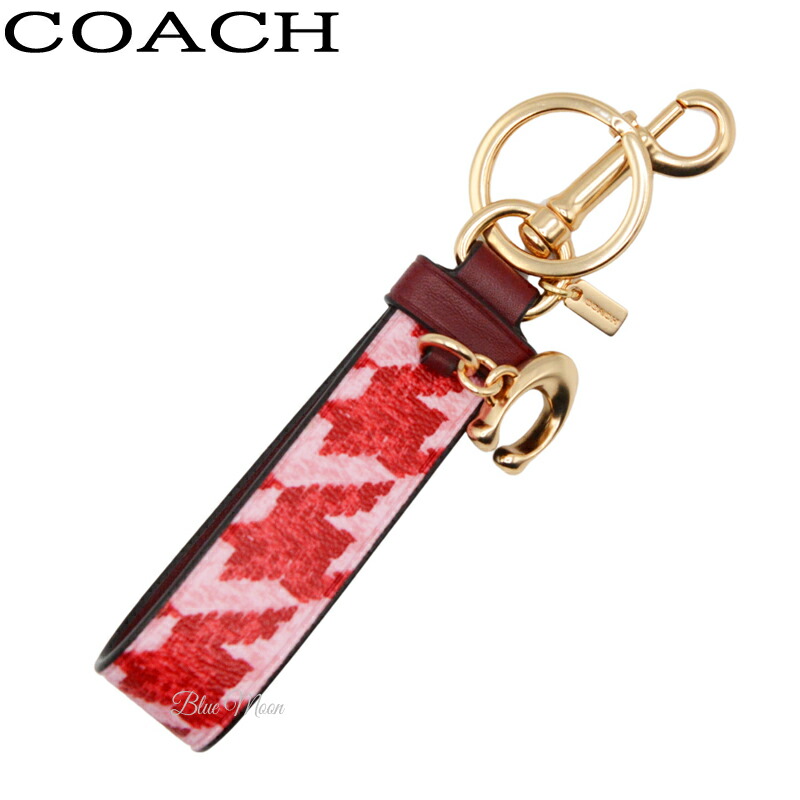 COACH コーチ ラージ ループ キーホルダー ブラック メンズ