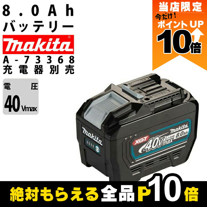 楽天市場】マキタ 40Vmax 8.0Ah リチウムイオンバッテリー