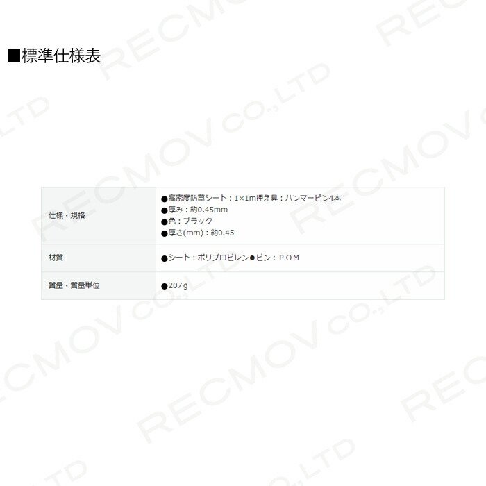 Ｄｉｏ 防草シート補修セット高密度防草シート1ｍ×1ｍハンマーピン18ｃｍ4本入 即納最大半額