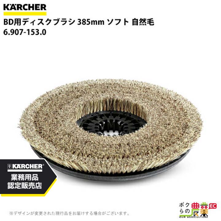 ケルヒャー ディスクブラシ BR用 6.907-153.0 床洗浄機用 385mm ソフト 自然毛 洗浄機 アクセサリ 床洗浄機 KAERCHER