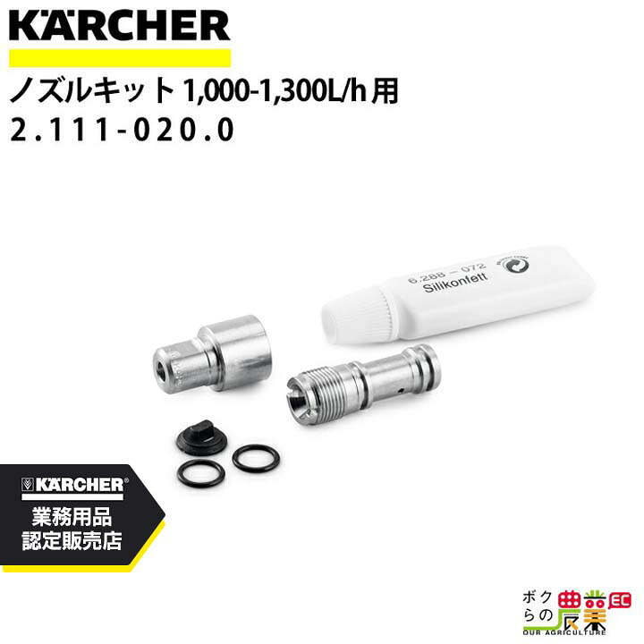 ケルヒャー ノズルキット 2.111-020.0 INNOツインフォームランス 1000-1300L/h 用 ノズル KAERCHER