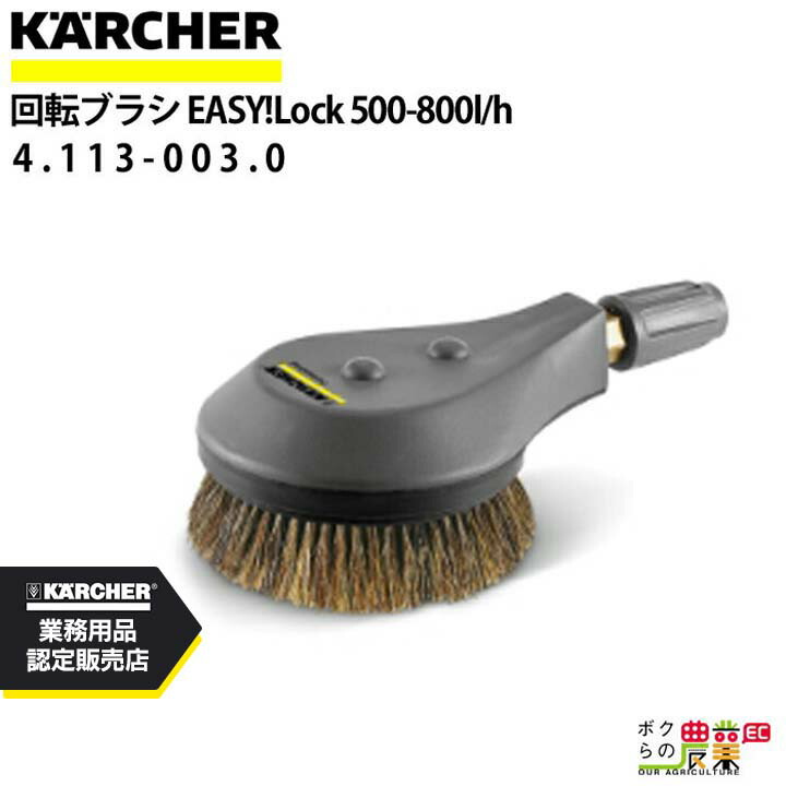 ケルヒャー 回転ブラシ 4.113-003.0 高圧洗浄機用 500-800l/h 高圧洗浄機 KAERCHER【EASY!Lock 対応】