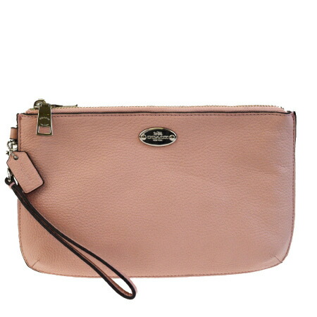 Beautiful Article Coach Clutch Bag Porch Pink Leather F53157 01hb109