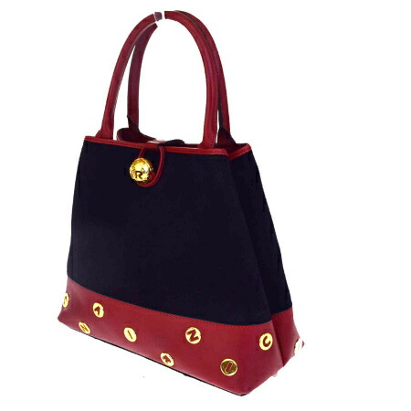 Middle Beauty Product Nina Ricci Handbag Red Black Leather Velour 08ea960