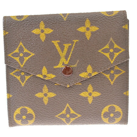 人気の新作 Louis Vuitton Wホック モノグラム 三つ折財布 ルイ ヴィトン - 折り財布