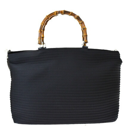 中美品 グッチ GUCCI バンブー ハンドバッグ ブラック ショルダー 2WAY ...