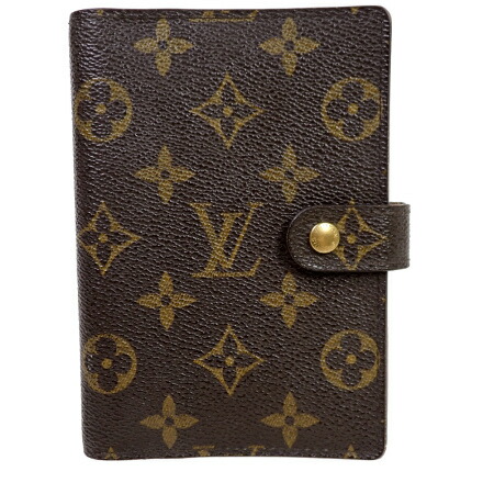 ルイヴィトン LOUIS VUITTON アジェンダ PM 手帳カバー モノグラム レザー R20005 05BU811