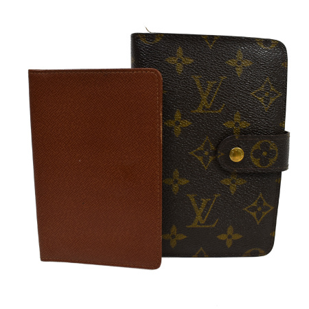 休み ルイヴィトン LOUIS VUITTON ポルト パピエ ジップ 二つ折り