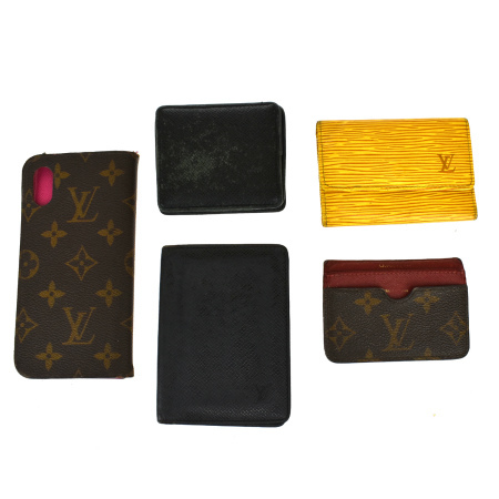 返品不可】 5点セット ルイヴィトン LOUIS VUITTON コインケース 小銭