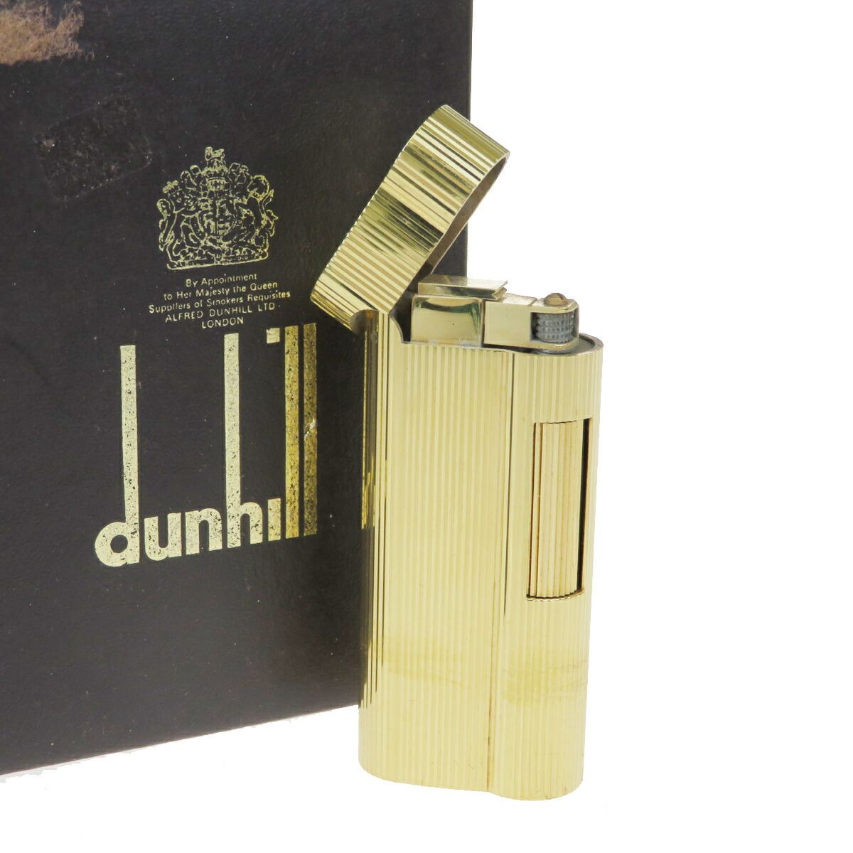 中古 ダンヒル Dunhill たばこ用ライター ゴールド ローラガス 01gc244 Bilalshahrour Fr