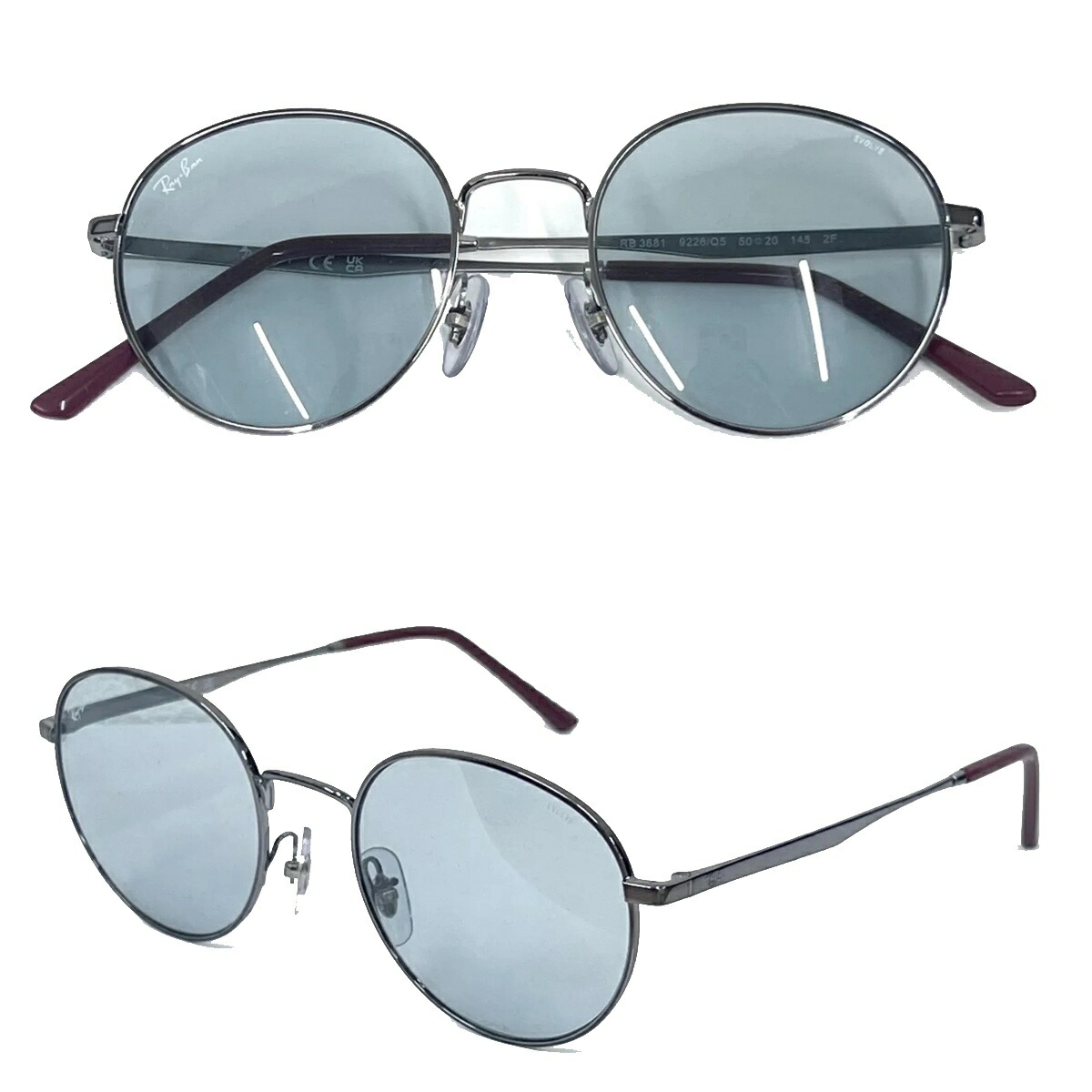 RayBan レイバン サングラス ブルー シルバー 09BS243