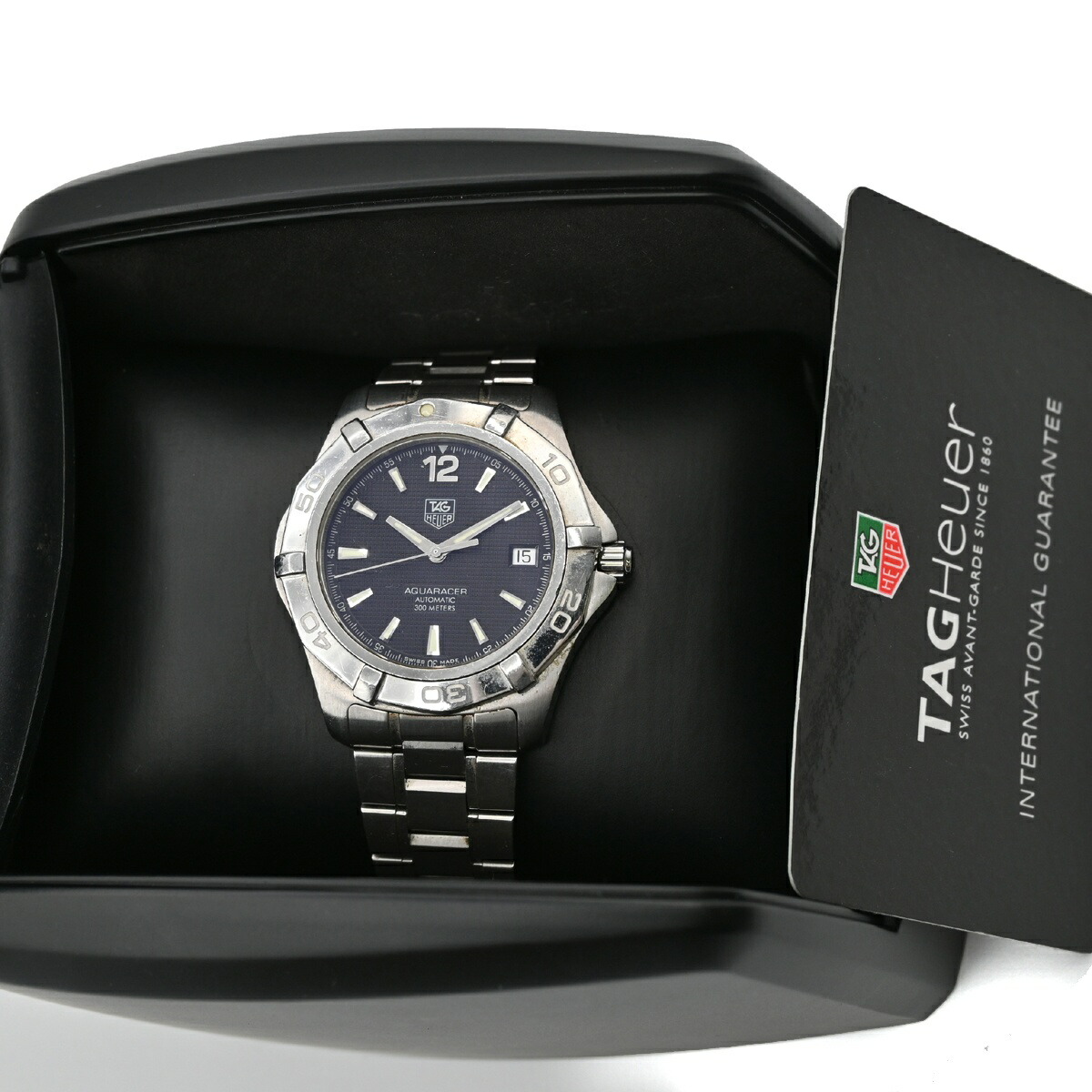 TAG HEUER タグホイヤー WAF2110 アクアレーサー デイト ウオッチ 自動小銃一巻き 23LC585