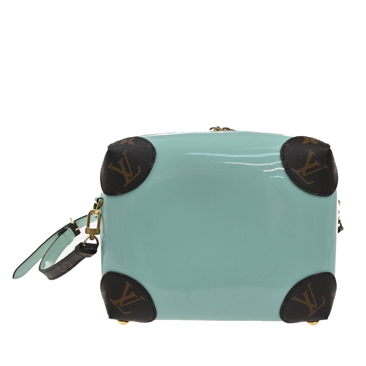 【中古】LOUIS VUITTON ルイヴィトン ヴェニス ショルダーバッグ ヴェルニ モノグラム グリーンブラウン イタリア製 M52756 57KP514｜ブーム
